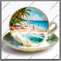 Схема під вишивку бісером "Чашка-мрія 5"