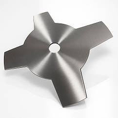 Диск для тримера міцна сталь 65Г 4 лопаті 255 мм – потужне рішення для густої трави та кущів