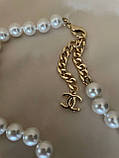Підвіска Шанель із перлами в позолоті 18К, фото 10