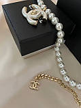 Підвіска Шанель із перлами в позолоті 18К, фото 7