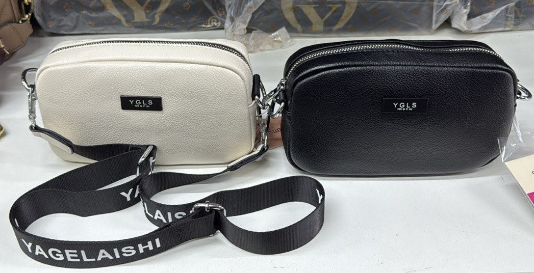 Сумка жіноча крос-боді на блискавці з довгим ремінцем зі штучної шкіри в різних кольорах Liza, фото 1