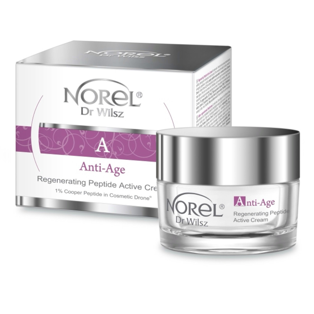 Active regenerating peptide cream, 50ml - Активний відновлюючий пептидний крем для зрілої шкіри, фото 1