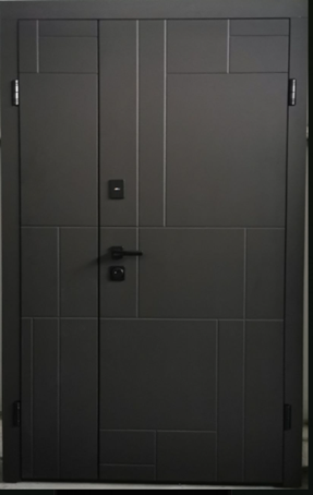 Двері вуличні полуторны, серія Люкс, модель НЕАПОЛЬ 2 1200, фото 1