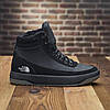 Зимові чоловічі шкіряні черевики на блискавці чорні утеплені з натуральної шкіри на хутрі на зиму, розмір 40-45, фото 4