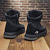 Зимові чоловічі шкіряні черевики на блискавці чорні утеплені з натуральної шкіри на хутрі на зиму, розмір 40-45, фото 7