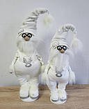 Прикраса різдвяного гнома в штанах 80 см, Скандинавські гноми, Новорічна фігурка скандинавський гном, фото 4