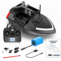 Кораблик для рыбалки карповый  gps 40 точек аккумулятор 12000 mAh