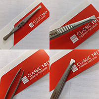 Пінцет для брів Staleks Classic 10/1 прямий 4 мм Eyebrow Tweezers