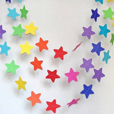 Гірлянда для декору свята «Зірки», 1,5 метра