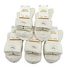 Універсальні термо шкарпетки Корона з вовни альпаки з відворотом – набір 10 пар, розмір 37-42, теплі та комфортні, фото 2