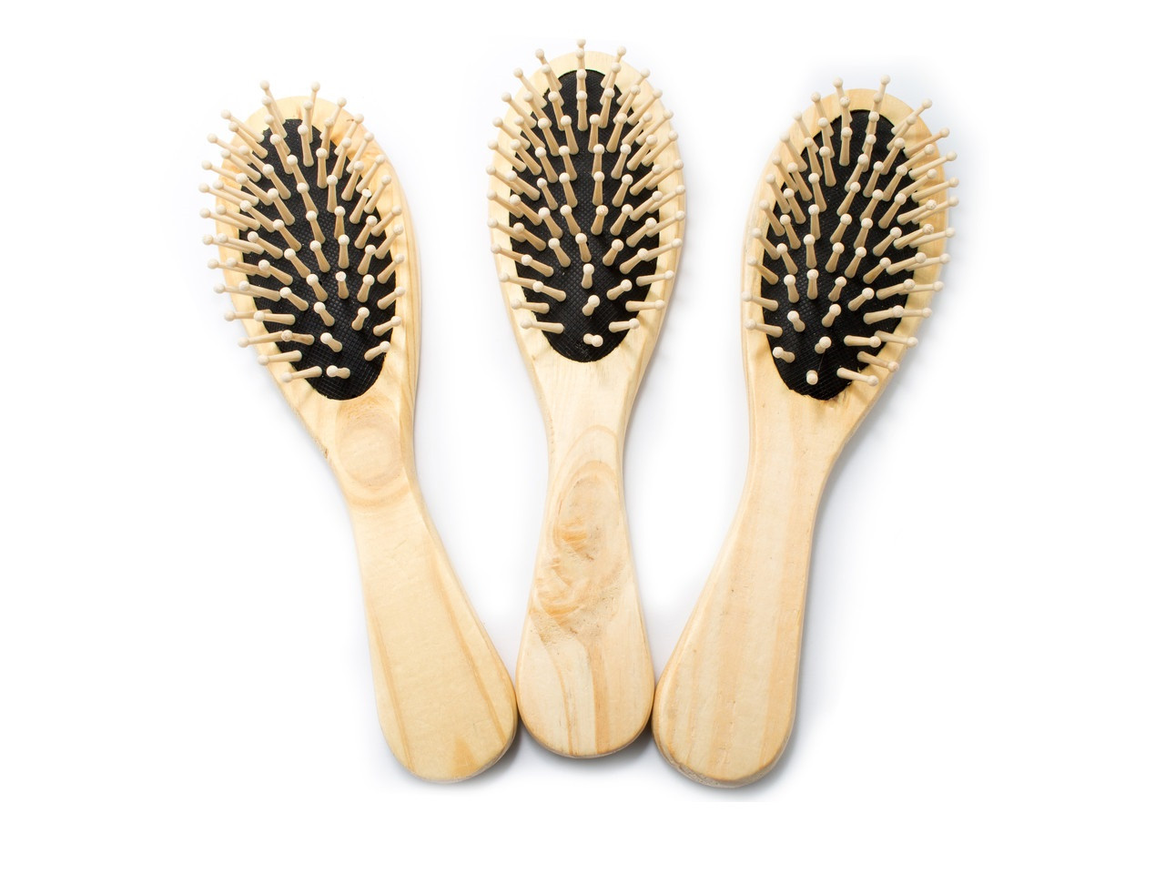 Дерев'яні щітки масажки для волосся