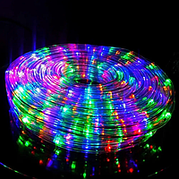 Гірлянда Дюралайт від мережі, 10 м, 8050, Різнобарвна/ Вулична гірлянда шланг/ Новорічна гірлянда
