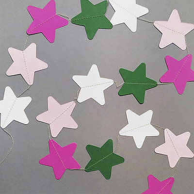 Гірлянда для декору свята «Зірки», 1,5 метра