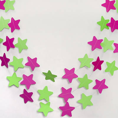 Гірлянда для декору свята «Зірки», 1,5 метра