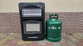 Газовий комплект Hausberg 1020 2 в 1  інфрачервоний газ/електро, 3 ТЕНи по 400 Вт, балон RUDYY 27 л + редуктор + шланг