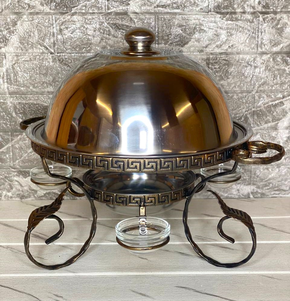 Садж Греція Люкс із соусницями, марміт, страва для подавання шашлику 36 см, фото 1