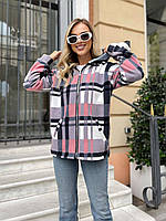 Рубашка батал женская флисовая теплая 44-48,48-50, 52-54,54-56, 56-58