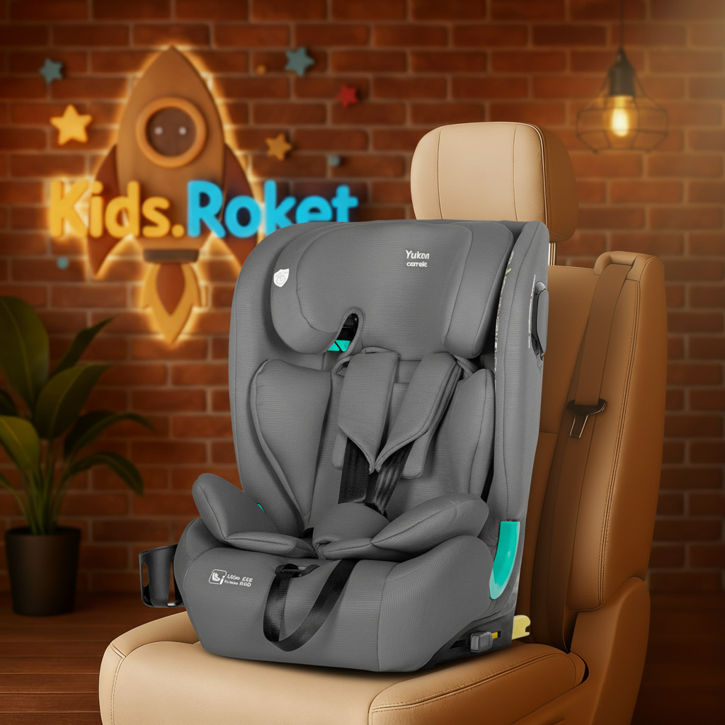 Дитяче автокрісло Carrello Yukon CRL-15808 i-Size 76–150 см, ISOFIX + Top Tether, сталева рама, Memory Foam, фото 1