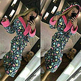 Теплий жіночий домашній халат з Міккі Маусом з вушками на капюшоні, короткий жіночий халат, фото 8