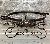 Садж Греція Люкс із соусницями та рюмками, марміт, страва для подавання шашлику 36 см, фото 4