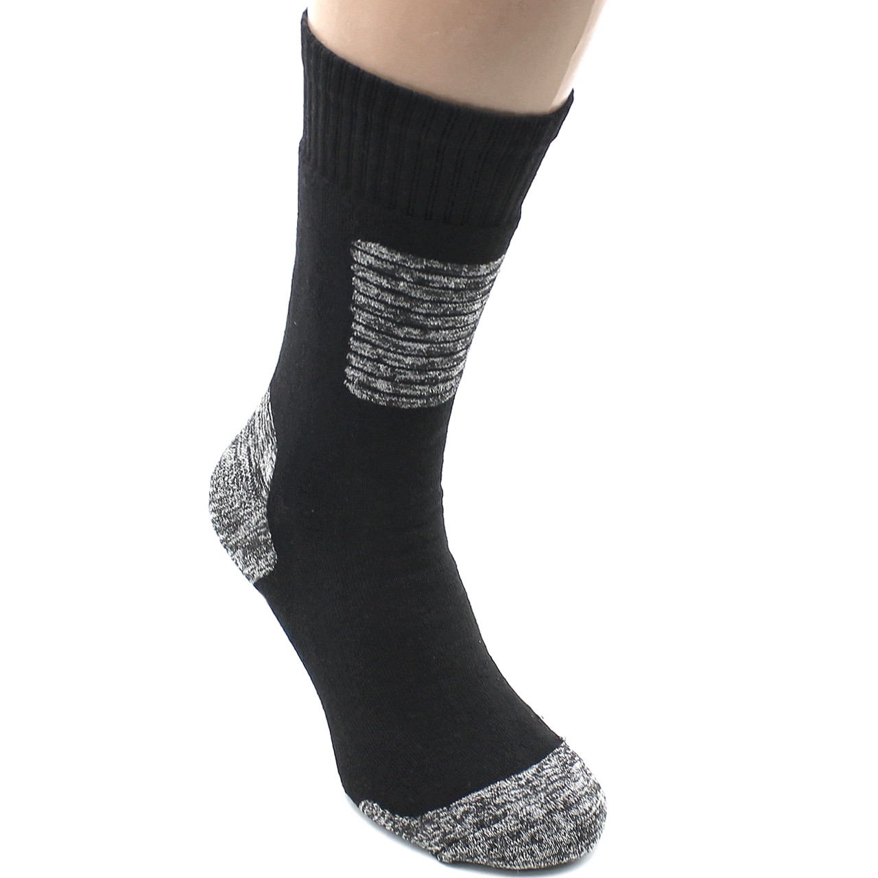 Чоловічі зимові шкарпетки високі вовняні махрові Теплі повсякденні термошкарпетки від виробника Thermo 41-46, фото 1