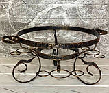 Садж Греція Люкс із соусницями та рюмками, марміт, страва для подавання шашлику 36 см, фото 5