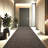 Рулон 2х30 м. брудозахисна доріжка на гумовій основі коричнева, фото 6