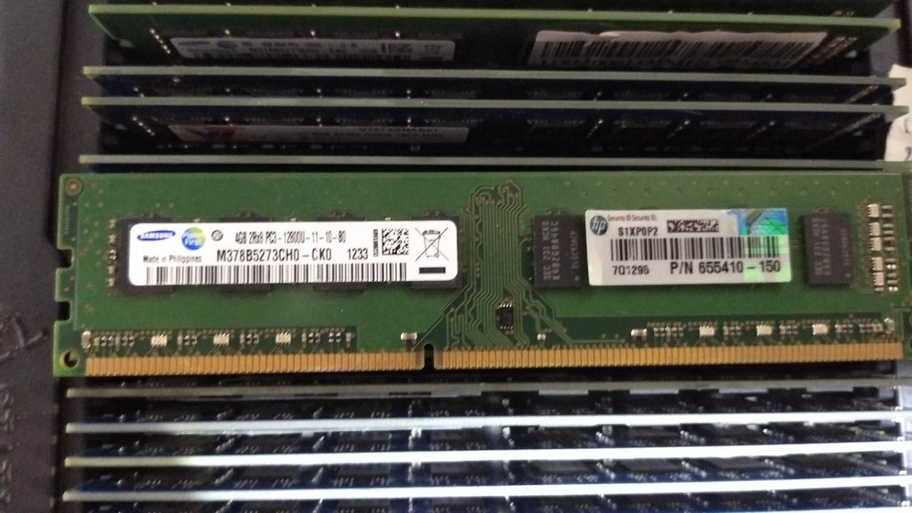 4GB DDR3 1600MHz Samsung PC3 12800U 2Rx8 RAM Оперативна пам'ять M378B5273CH0-CK0, фото 1