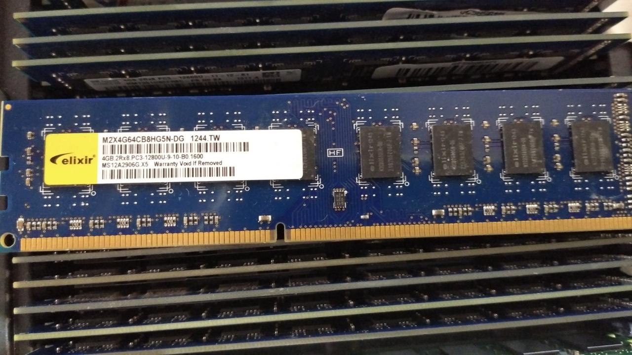 4GB DDR3 1600MHz Elixir PC3 12800U 2Rx8 RAM Оперативна пам'ять  M2X4G64CB8HC5N-DG, фото 1