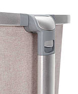 Приставне ліжечко-колиска Carrello Aria CRL-16402 2в1 з відкидною боковиною та 5 рівнями висоти, фото 8