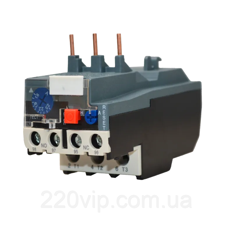 Реле електротеплове 0,1-0,16А SB-TOR UEC, TR1-SB-TOR-0D1-0D16 РТИ для контакторів серії КМІ, фото 1