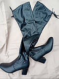 Ботфорти чорні утеплені, фото 8