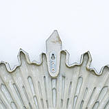 Декоративне дзеркало Сонце з полістоуну в золотому кольорі 71 см, фото 5