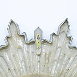 Декоративне дзеркало Сонце з полістоуну в золотому кольорі 71 см, фото 6