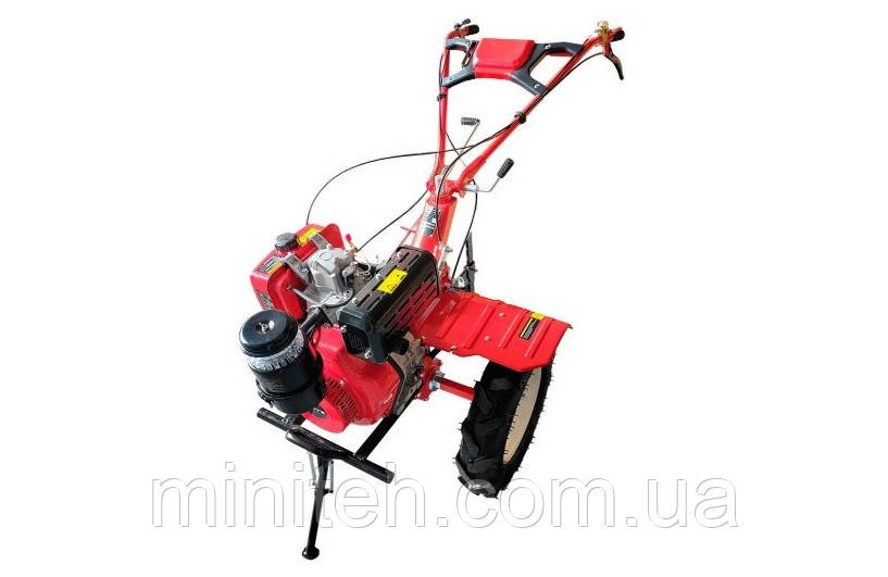 Культиватор дизельний Forte 1350 NEW (9 к.с., колеса 12", ручний старт, червоний), фото 1
