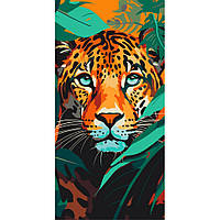 Картина по номерам "Хижий Погляд"  40*80см