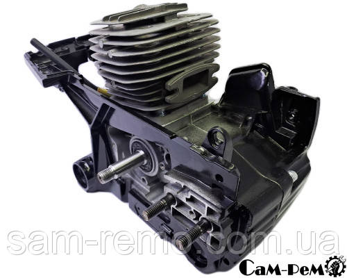 Картер + циліндр в зборі d=45,2 мм. 58 см.куб. (пила), фото 1