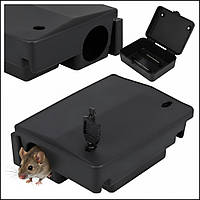 Приманковий багаторазовий контейнер для щурів і мишей, 22×18×9.5 см, з ключем