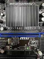 🧩 Материнська плата MSI MS-7641 ver.3.0 + процесор AMD Athlon II X4 640, фото 3