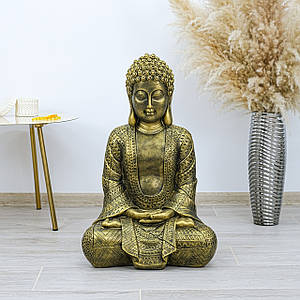 Статуетка Будда полістоун 70х43х32 см Гранд Презент СП00006-2 бронза