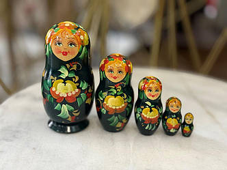 Матрьошка проста квіткова 12.5 см Гранд Презент МП-05