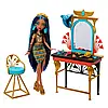 Ігровий набір Monster High Cleo De Nile Лялька Клео де Ніл з столиком HXH96, фото 2