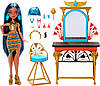 Ігровий набір Monster High Cleo De Nile Лялька Клео де Ніл з столиком HXH96, фото 3