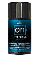Крем для підвищення лібідо у чоловіків Sensuva ON Sex Drive for Him 50мл, з натуральними екстрактами - SO3184