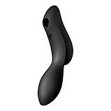 Вакуумний стимулятор з вібрацією Satisfyer Curvy Trinity 2 Black - SO6085, фото 4