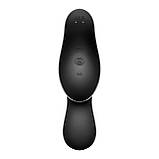 Вакуумний стимулятор з вібрацією Satisfyer Curvy Trinity 2 Black - SO6085, фото 5