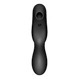 Вакуумний стимулятор з вібрацією Satisfyer Curvy Trinity 2 Black - SO6085, фото 6