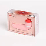 Вакуумний вібратор KISSTOY Franky Pink - SO6548, фото 5