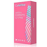 Вакуумний стимулятор з вібрацією CuteVibe Foxy Pink - SO7033, фото 4