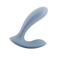 Смарт-вібратор в трусики Svakom Erica Dusty Blue, дуже гнучкий, 2 мотори - SO8978